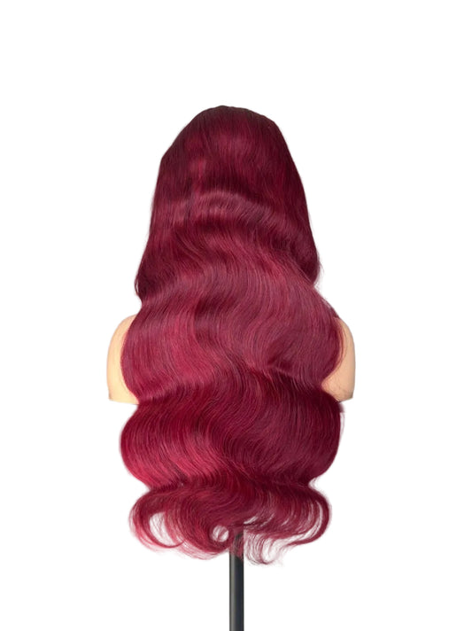 Burgundy  HD Frontal Wig