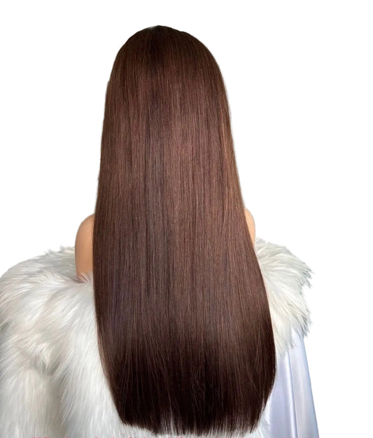 Chocolate Brown HD Frontal Wig