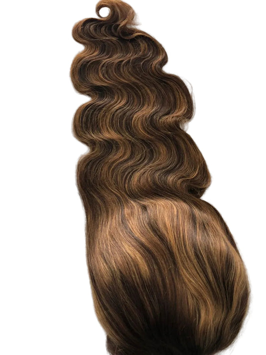 Highlighted HD Frontal Wig